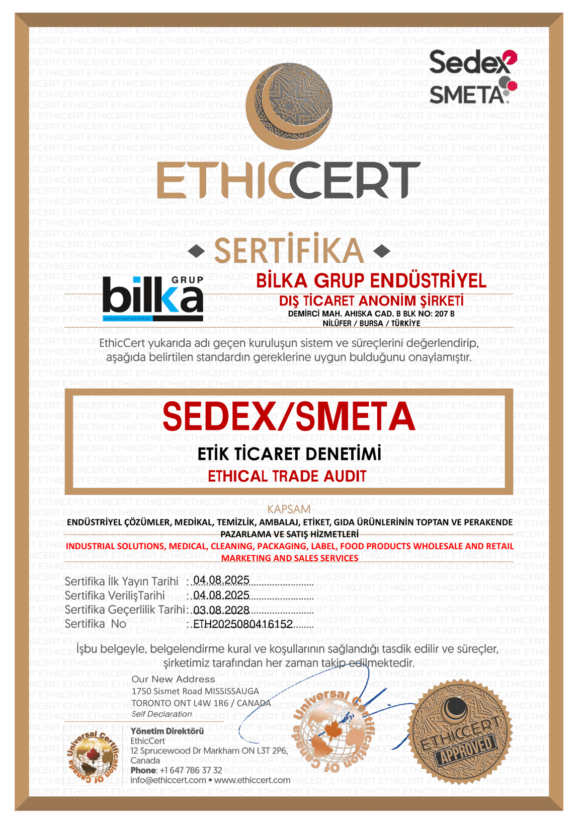BİLKA SEDEX SMETA TR ENG